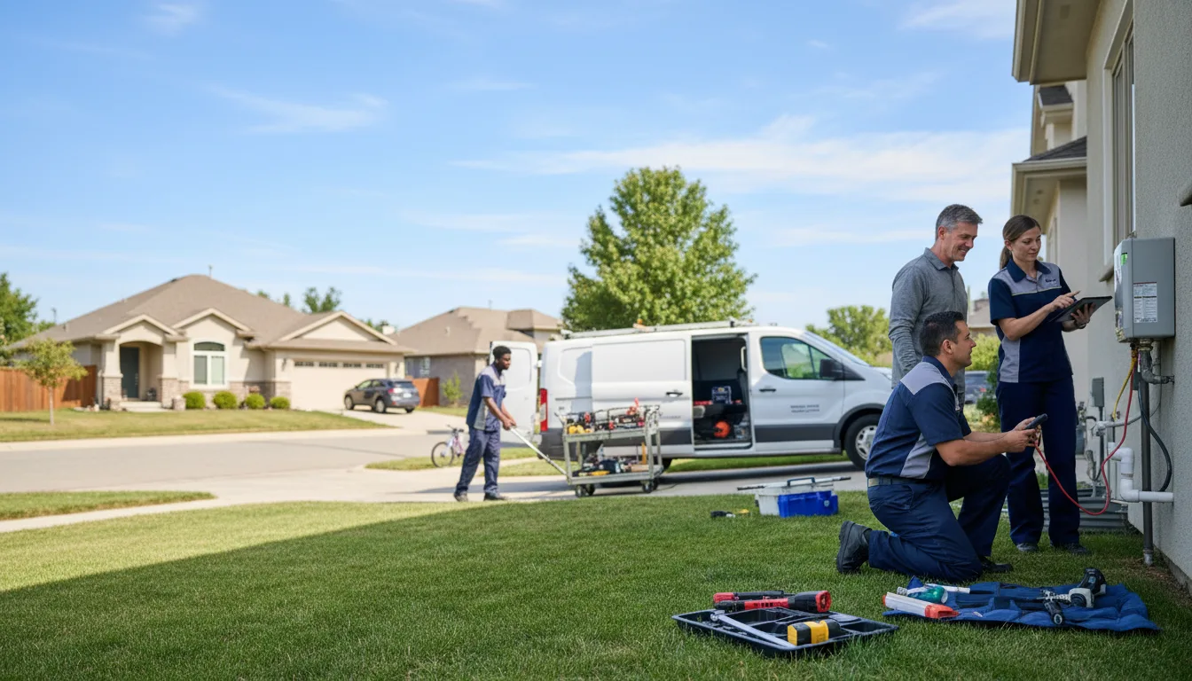 Tankless water heater service in Falls Church, VA